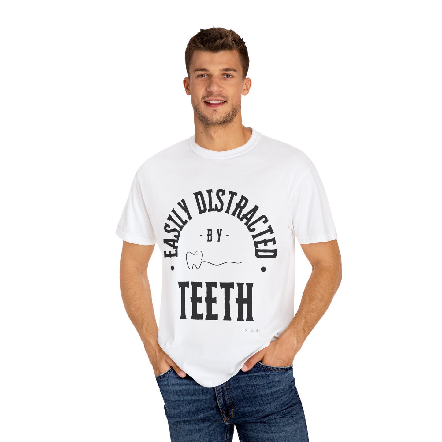 Easily distracted by teeth ( white )
