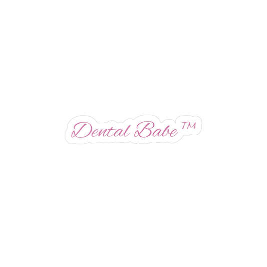 Dental Babe Vinyl Waterproof Sticker