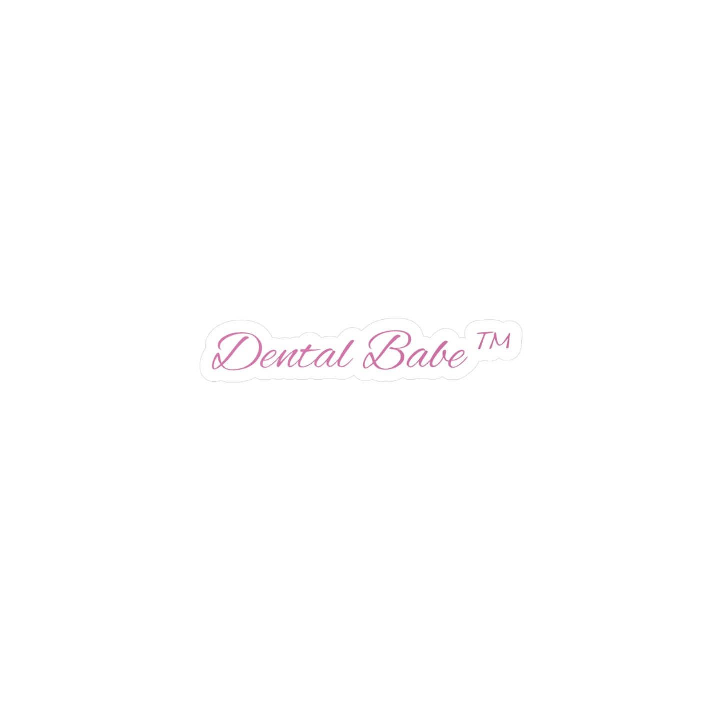 Dental Babe Vinyl Waterproof Sticker