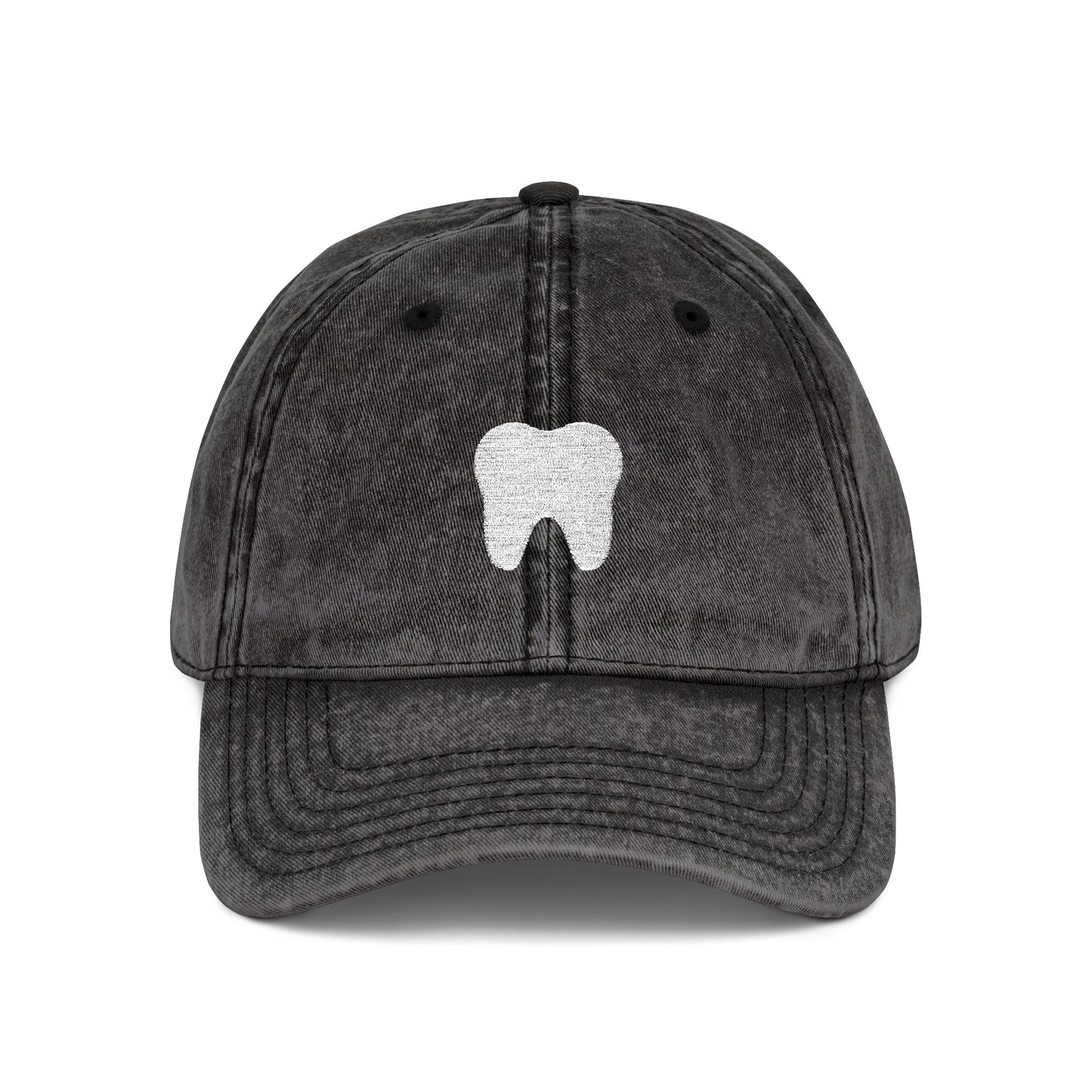 Embroidered Tooth Vintage Cap