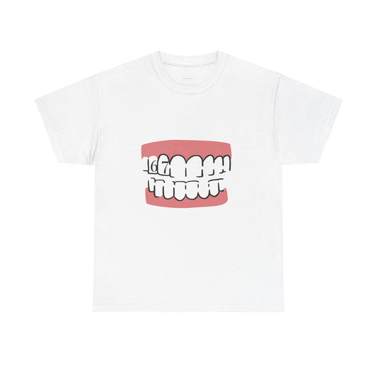 Graphic Tee — Chattering Teeth 6, 7 Smile T-Shirt