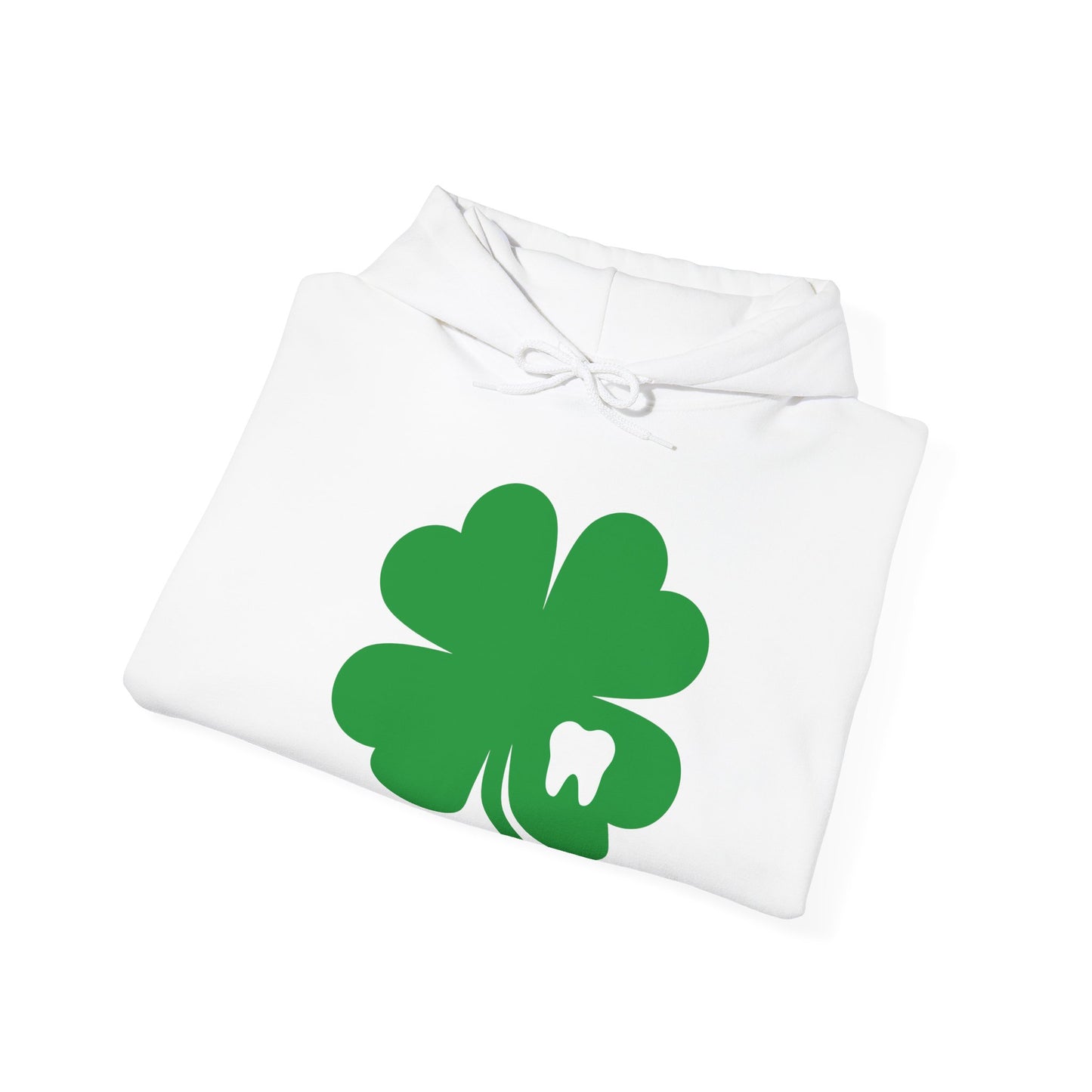 "St Pattys Clover Tooth" Hooded Sweatshirt