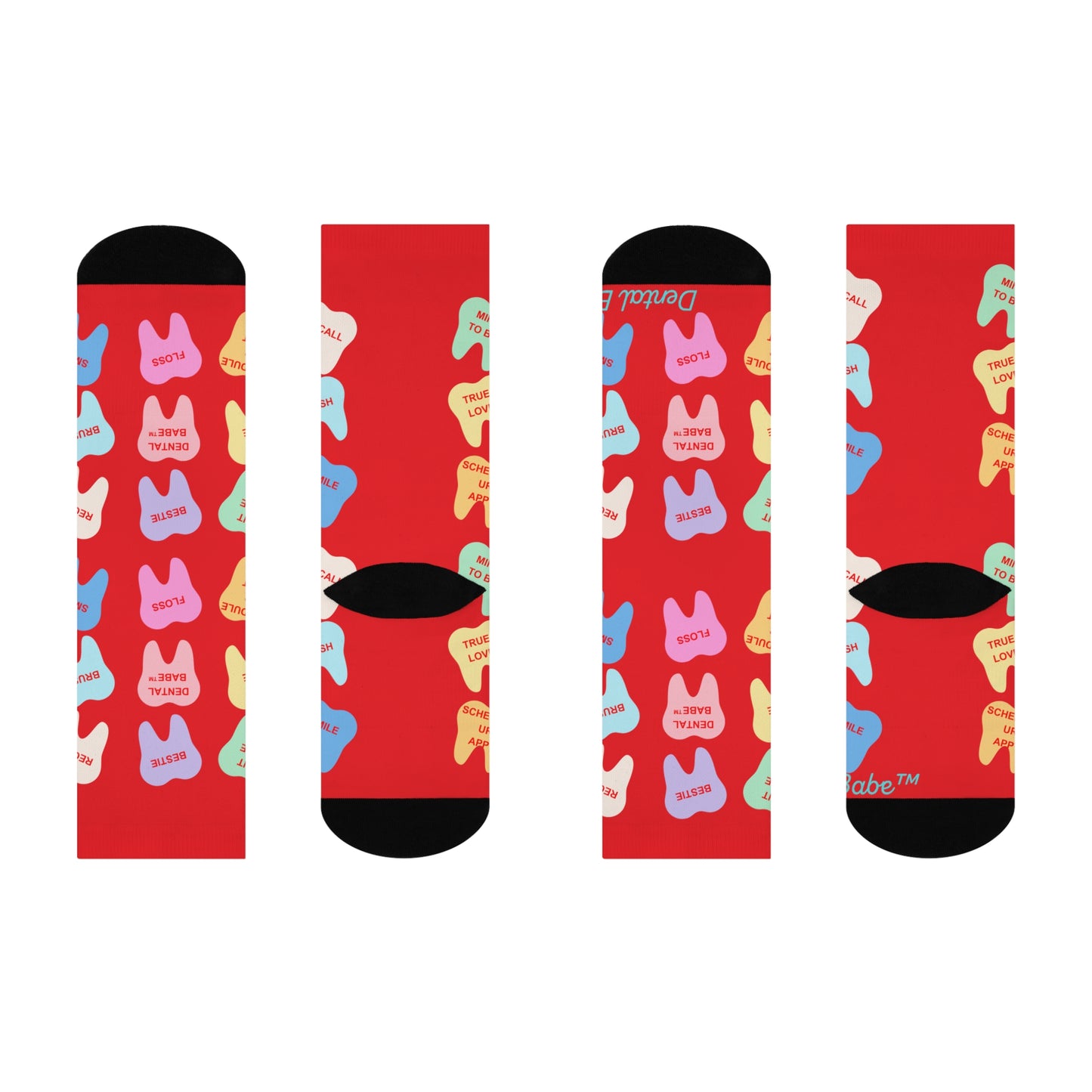 Valentines Day Cushioned Crew Socks