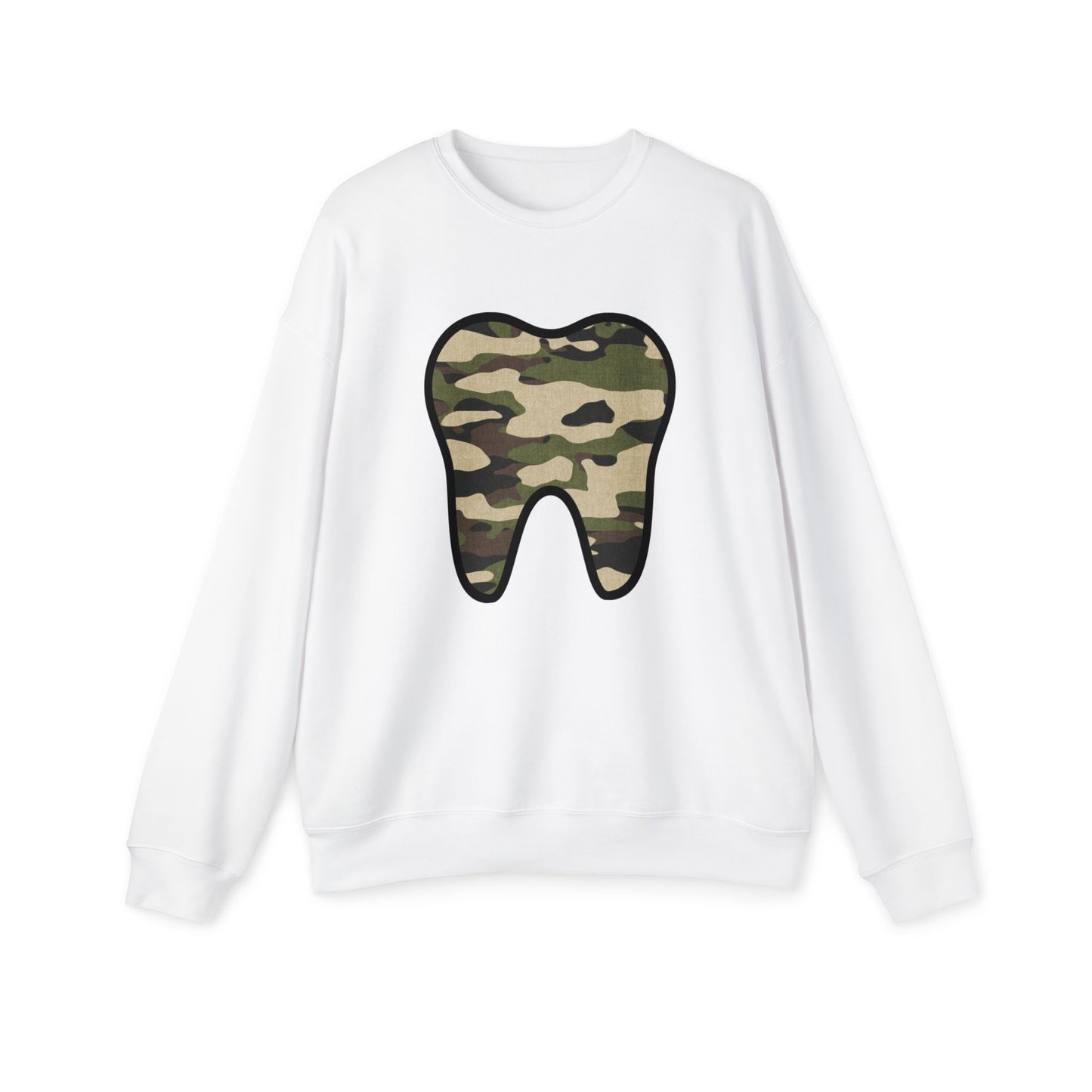 Camo Drop Shoulder Sweatshirt