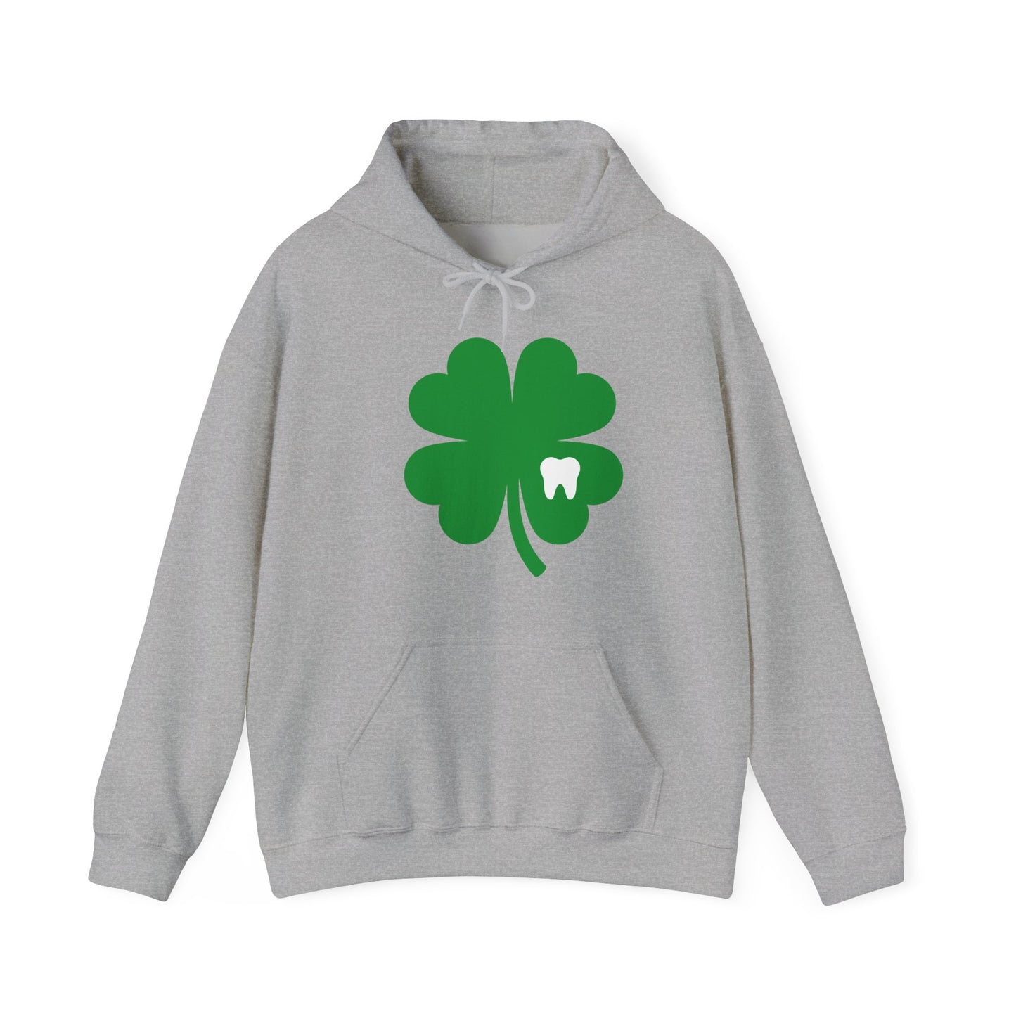 "St Pattys Clover Tooth" Hooded Sweatshirt