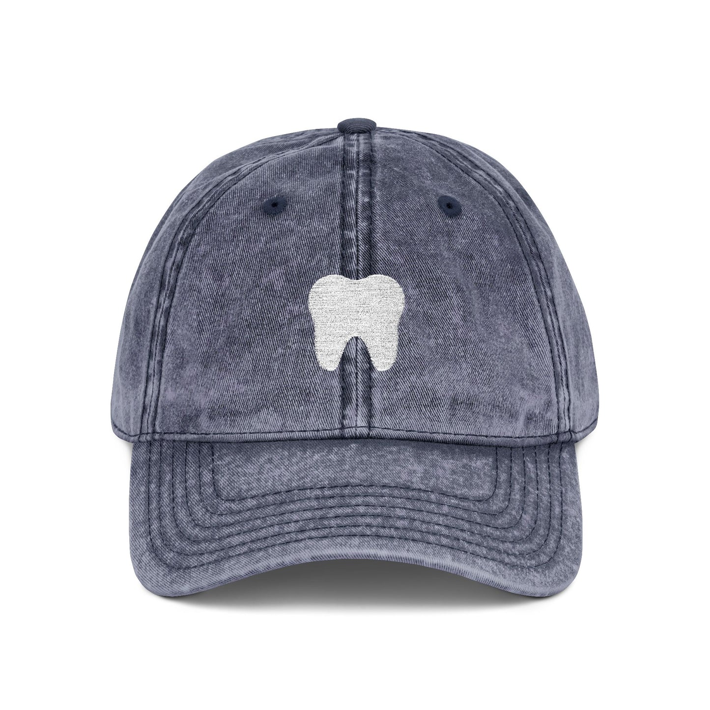 Embroidered Tooth Vintage Cap