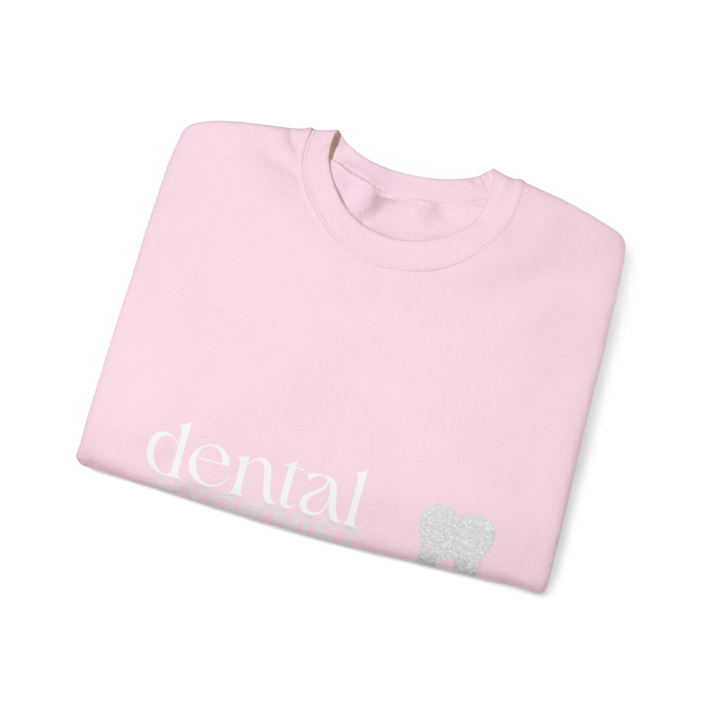Hygienist Crewneck Sweatshirt — Tooth Icon Dental Hygienist Gift