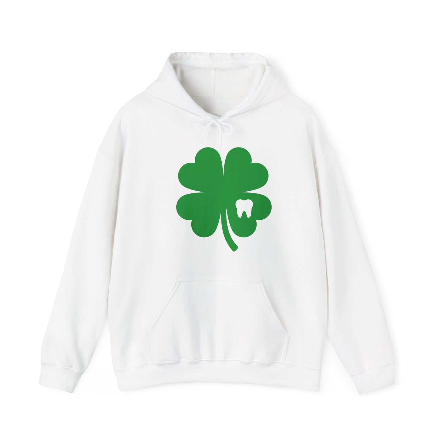 "St Pattys Clover Tooth" Hooded Sweatshirt