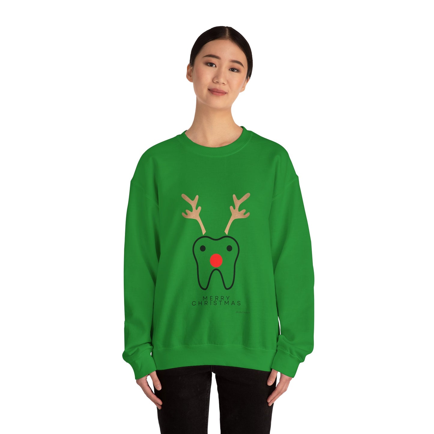 Reindeer Tooth Christmas Sweatshirt
