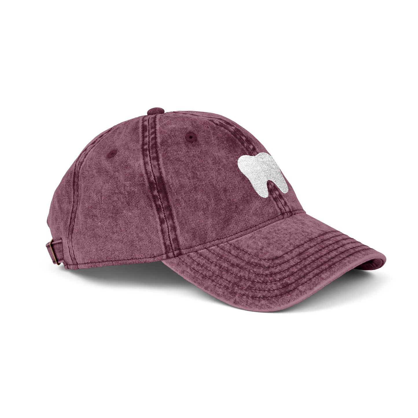 Embroidered Tooth Vintage Cap