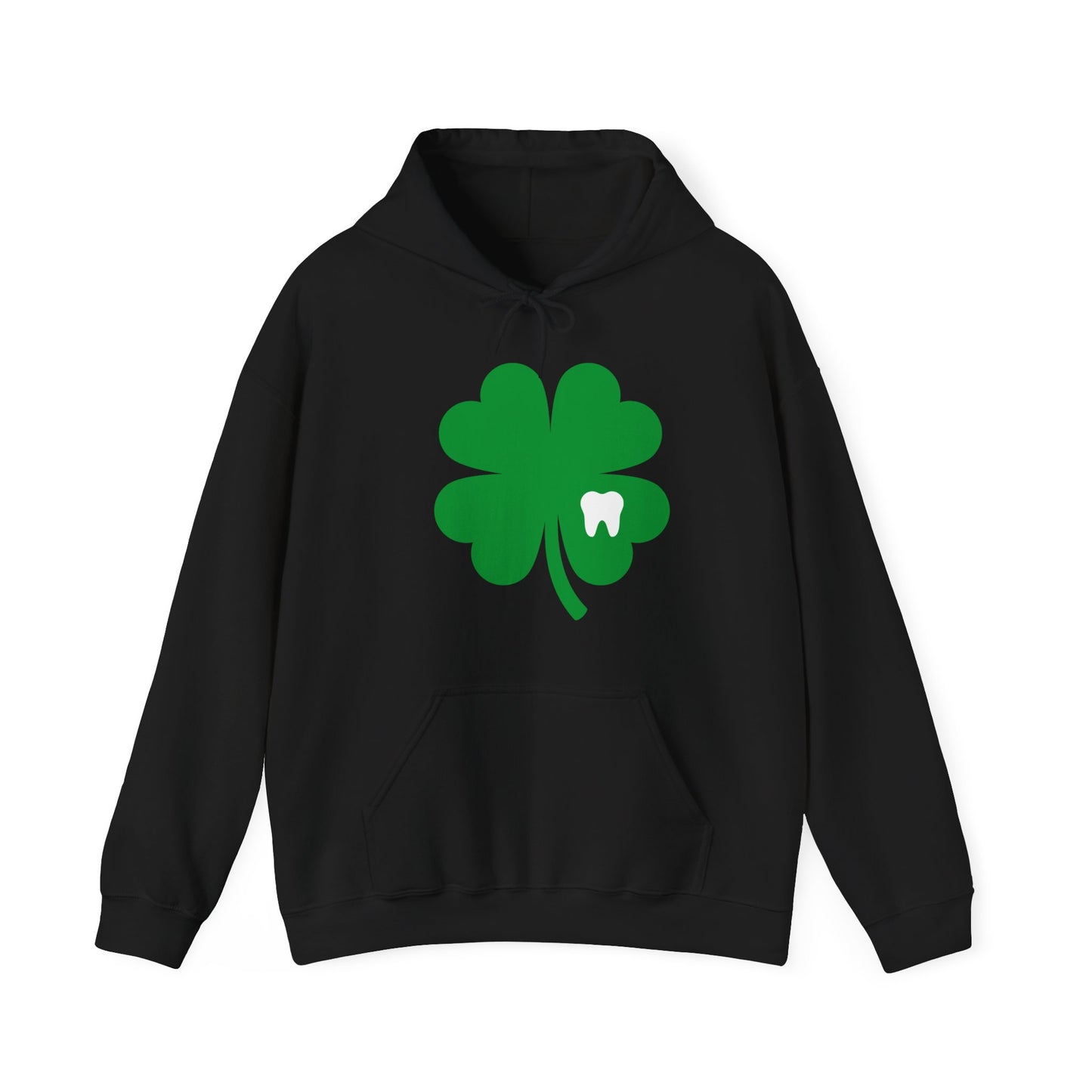 "St Pattys Clover Tooth" Hooded Sweatshirt