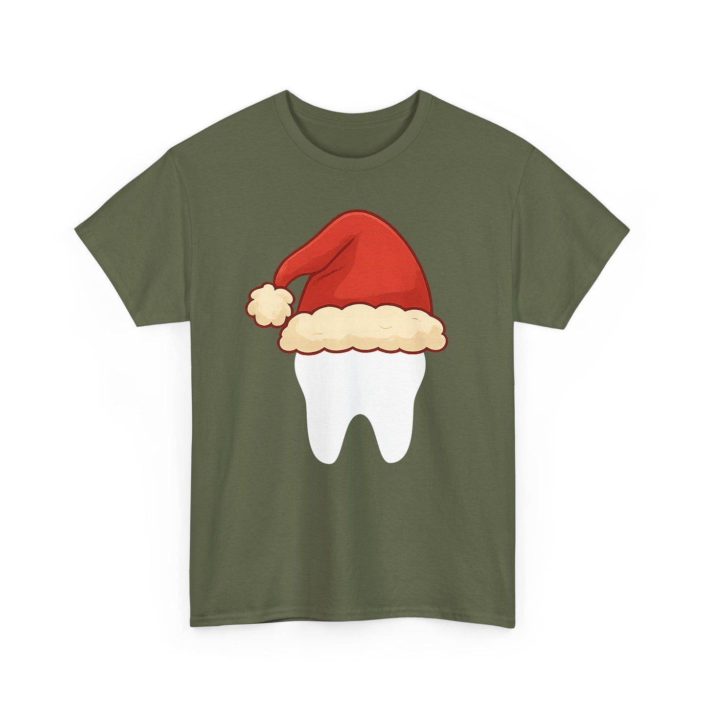 Santa Hat Tee — Cute Minimal Christmas T‑Shirt