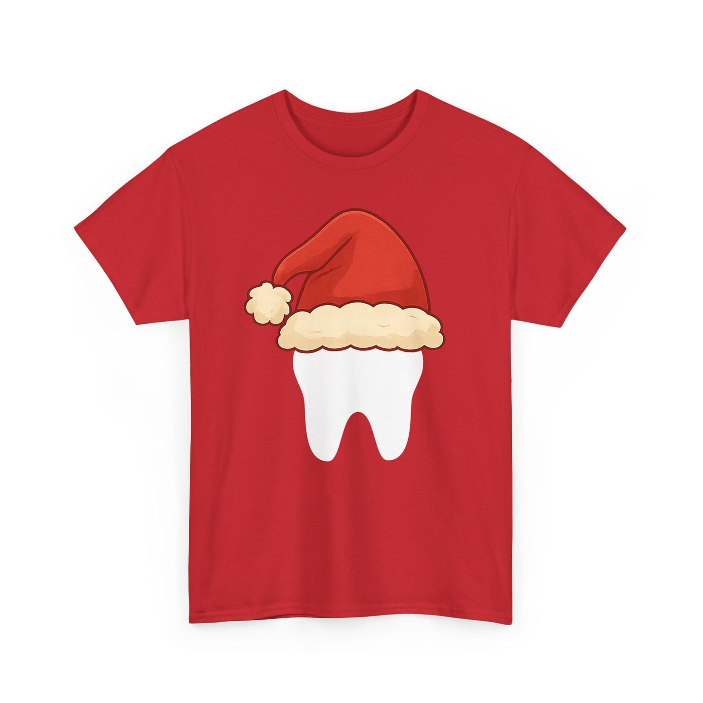 Santa Hat Tee — Cute Minimal Christmas T‑Shirt