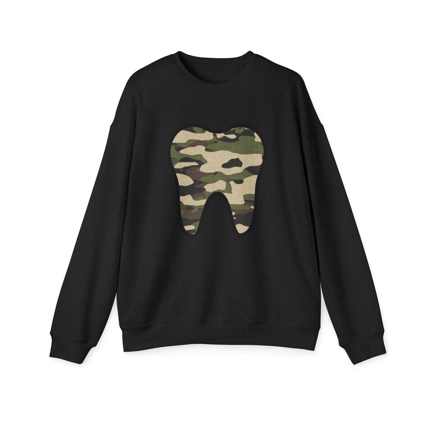 Camo Drop Shoulder Sweatshirt
