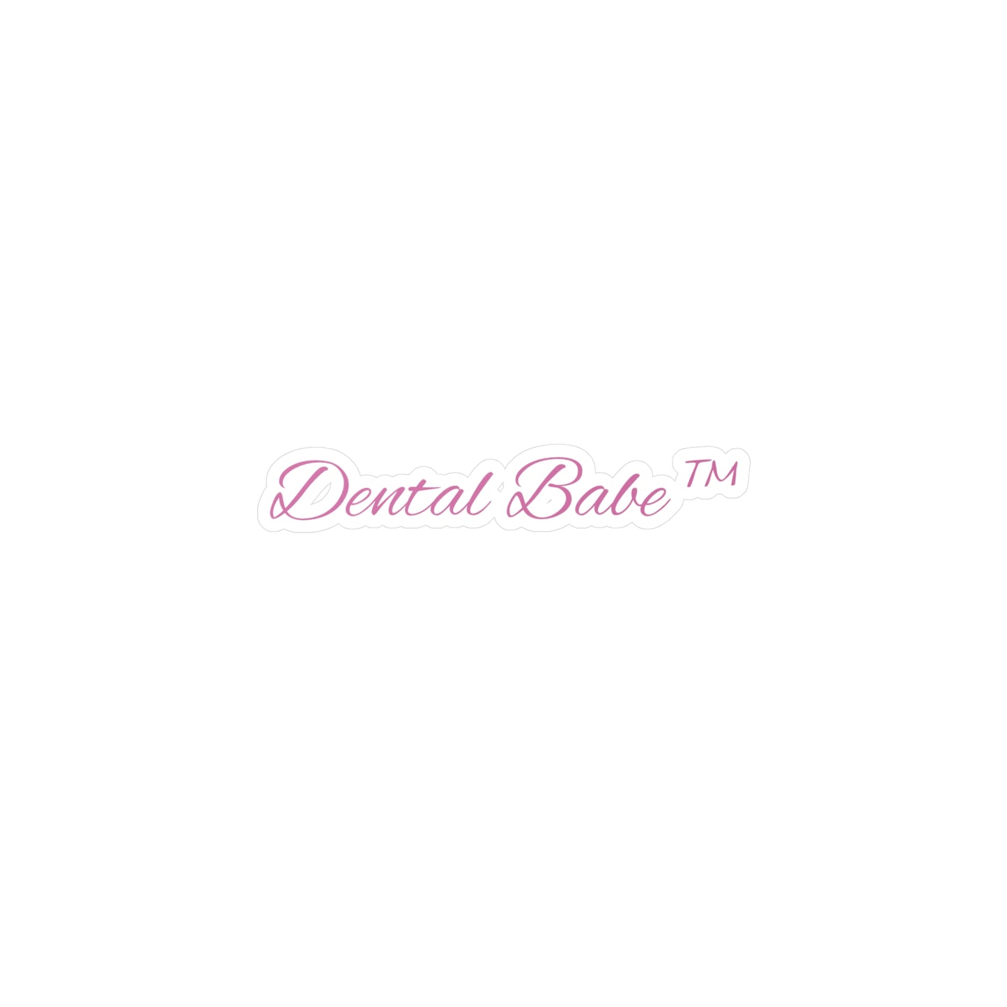 Dental Babe Vinyl Waterproof Sticker