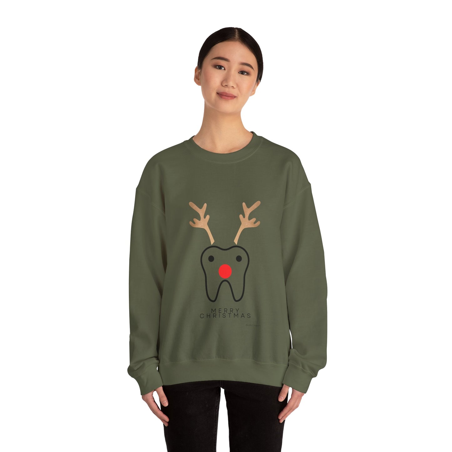 Reindeer Tooth Christmas Sweatshirt