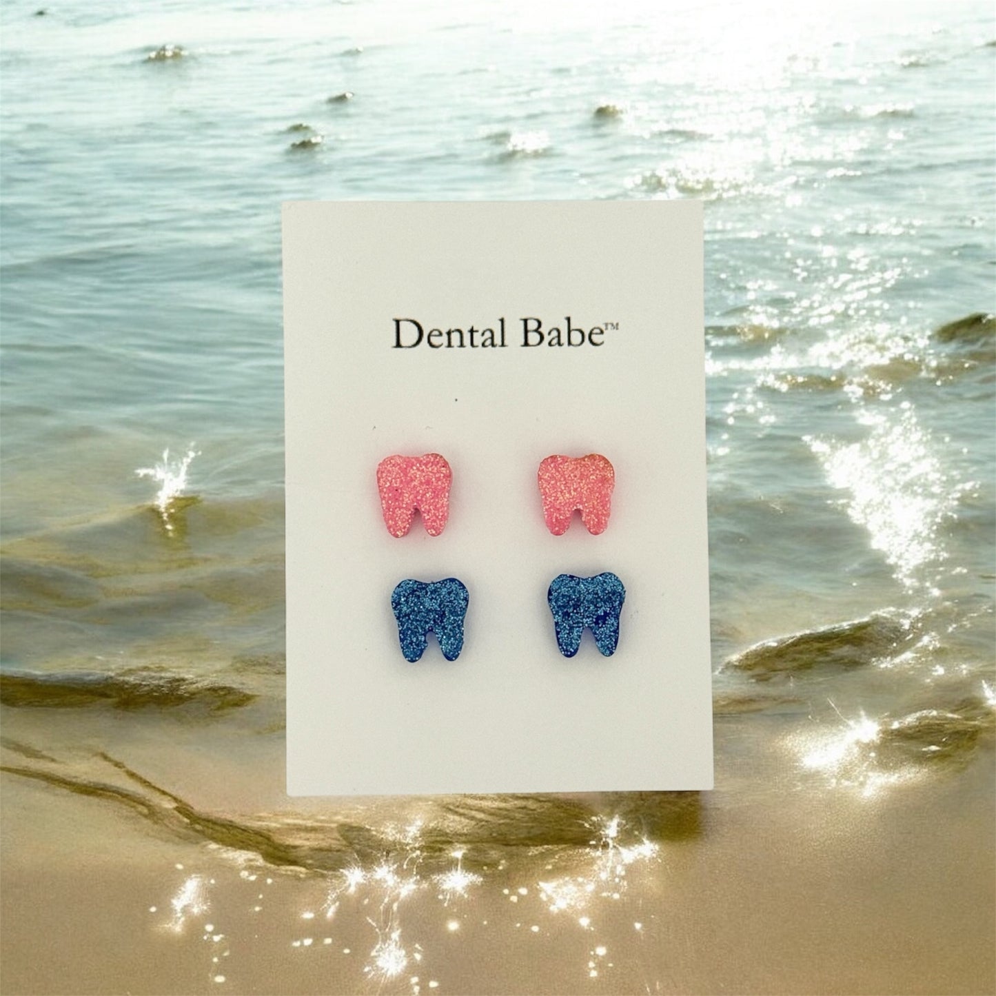 Dental Babe Double Sparkle Earrings