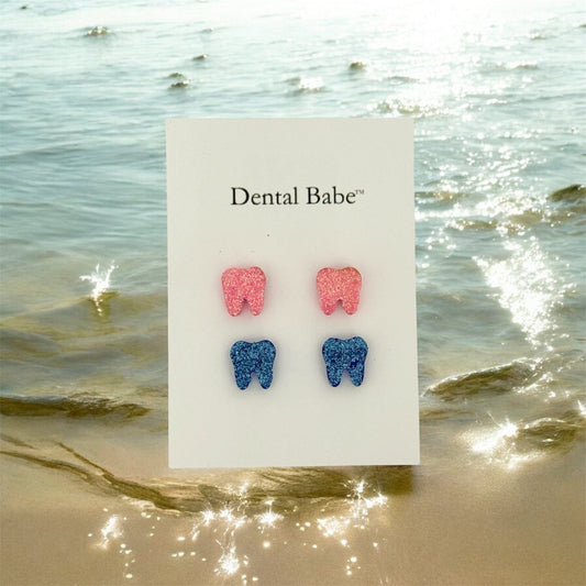 Dental Babe Double Sparkle Earrings